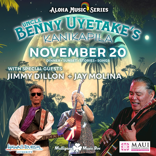 Aloha Music Series presents Uncle Benny Uyetake's Kanikapila