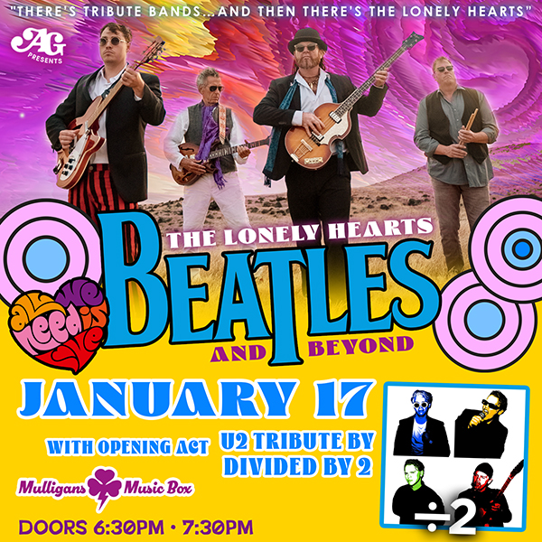 Hawai‘i’s fab-four, Jimmy Dillon, Justin Morris, Austin Hutto, and Steve Morris bring the energy of John, Paul, George and Ringo to every show they play.