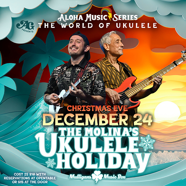 Andrew and Jay Molina Ukulele Holiday