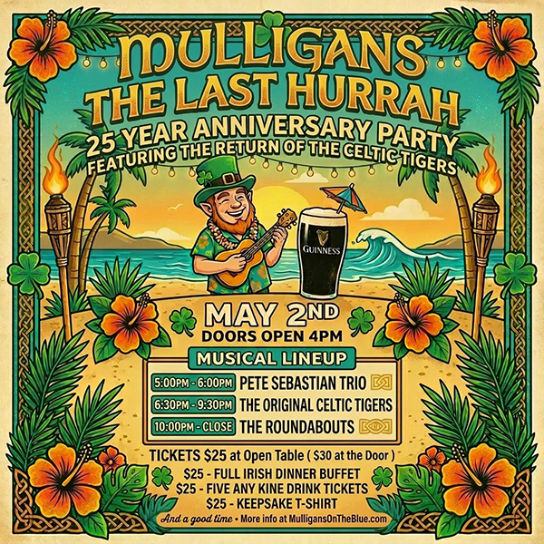 Mulligans Last Hurrah with the original Celtic Tigers
